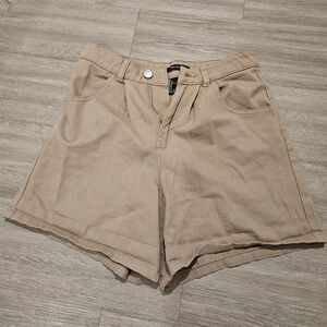 Forever 21 Beige Women's Bermudas